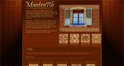 Desktop Screenshot of mantratile.com